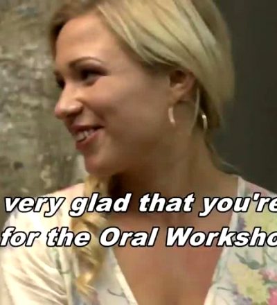 Gabi’s Oral Sex Workshop.