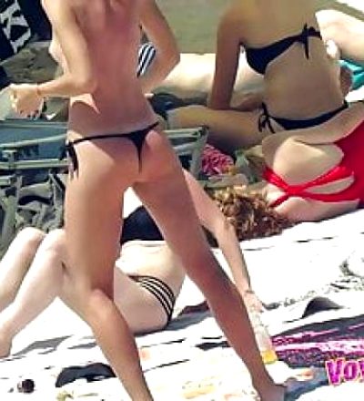 Hot Topless Small Tits Amateur Beach Teen Voyeur Video