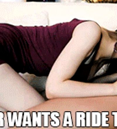 she really wants that ride